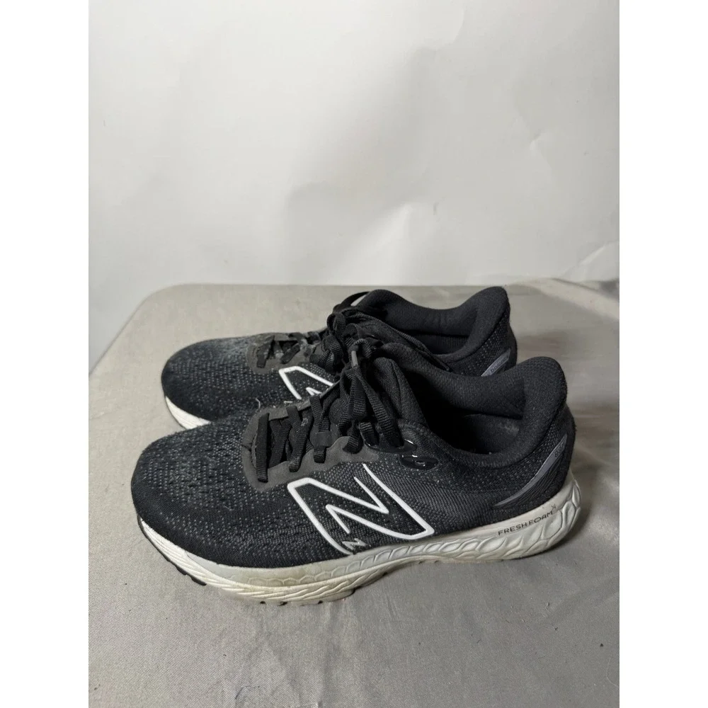 New Balance Fresh Foam X 880v12 Black White Running Shoes Womens 9 Wide